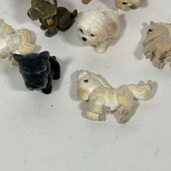 Puppy Animal in My Pocket Flocked Lot Horse Panda Rabbit Duck Sheep 23 Toys - Picture 6 of 8